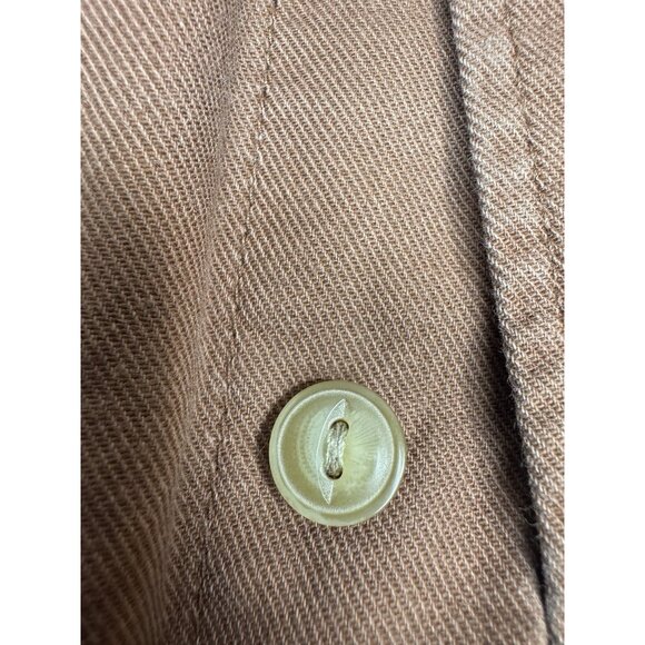 Pendleton Men’s Brown Button Front Shirt Medium Cotton Workwear Casual - Picture 6 of 10